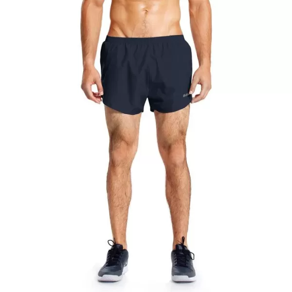 BALEAF Mens 3 Running Shorts Gym Quick Dry Athletic Workout Pocket Lightweight Brief01navy