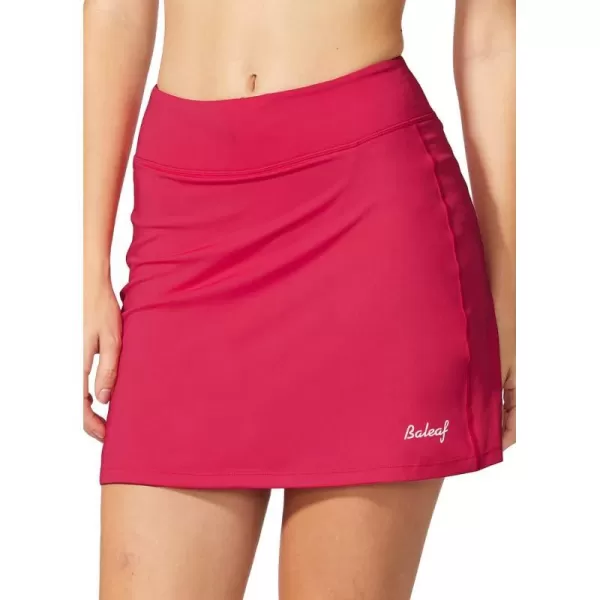 BALEAF Womens Golf Skorts Tennis Skirts with Pockets Athletic Running Workout Sports01deep Pink