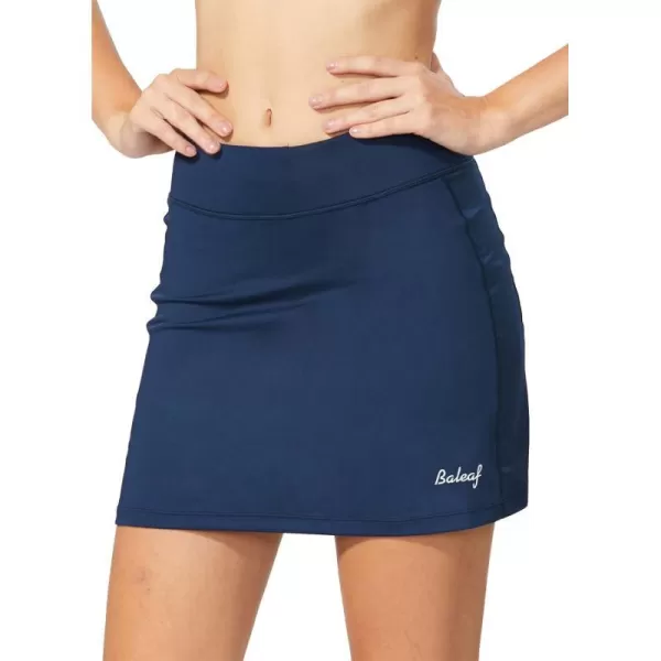 BALEAF Womens Golf Skorts Tennis Skirts with Pockets Athletic Running Workout Sports01navy