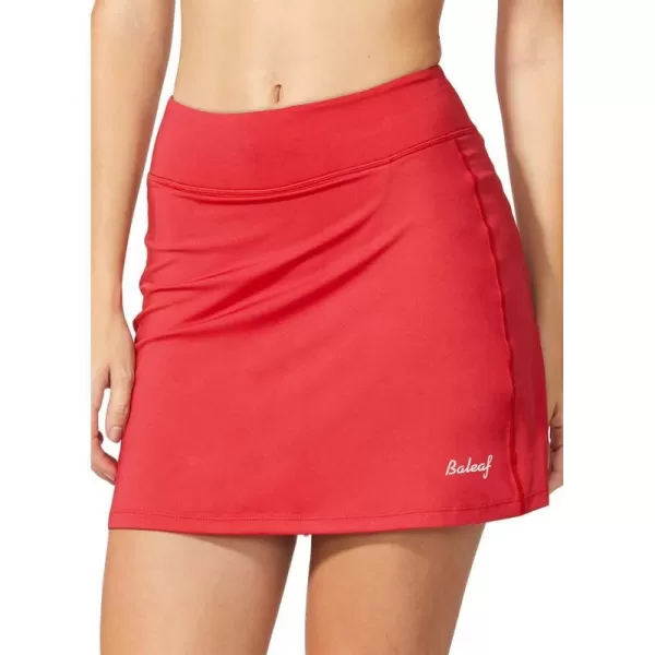 BALEAF Womens Golf Skorts Tennis Skirts with Pockets Athletic Running Workout Sports01red