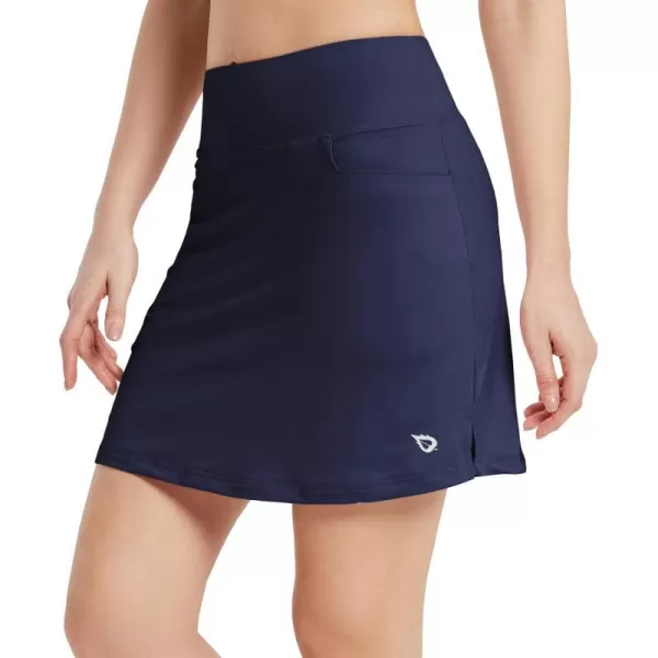 BALEAF Womens Golf Skorts Tennis Skirts with Pockets Athletic Running Workout Sports03navy