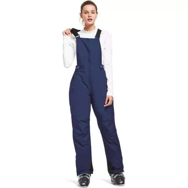 BALEAF Womens Insulated Waterproof Ski Bib Overalls Snow Windproof Snowboarding Pant03skiing Bibsocean Blue