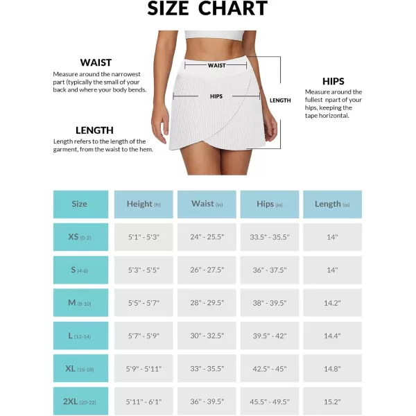 BALEAF 14quot Pleated Tennis Skirts for Women High Waisted Golf Skorts Athletic with Pockets Liner Workout Pickleball UPF50White