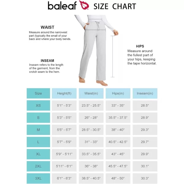 BALEAF Fleece Lined Pants for Women Wide Leg Sweatpants Winter Warm Cotton Straight Leg Yoga Sweat Pants with PocketsLight Grey