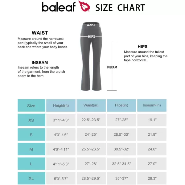 BALEAF Girls Flare Leggings with Pockets High Waist Flared Yoga Pants Tummy Control Bell Bottoms for Girls Yoga DanceGrey