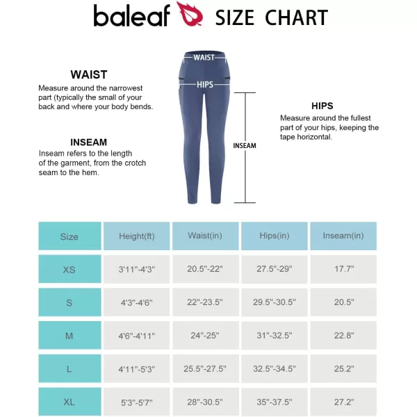 BALEAF Girls Horse Riding Pants Kids Equestrian Breeches Belt Loops KneePatch Youth Schooling Tights Zipper PocketNavy Blue