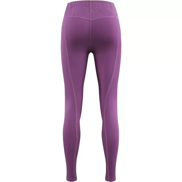 BALEAF Girls Horse Riding Pants Kids Equestrian Breeches KneePatch Youth Schooling Tights Pocket UPF502purple