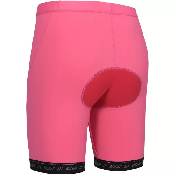 BALEAF Girls Padded Bike Shorts Kids Boys Youth Cycling Shorts with Padding Mountain Biking UPF 5001pinkno Pocket