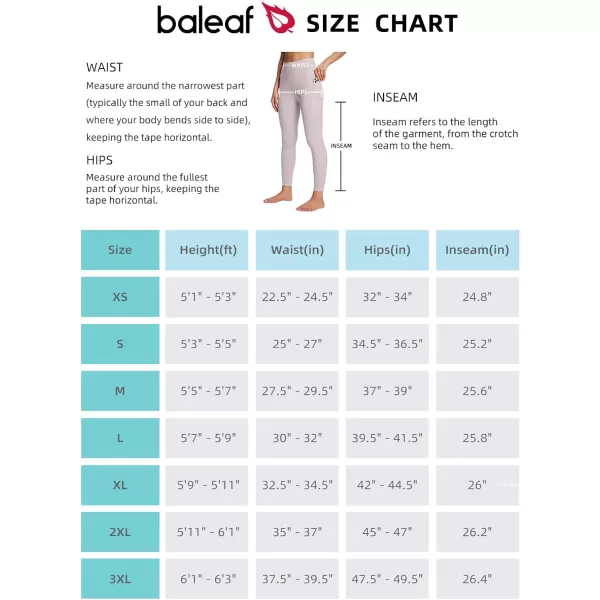 BALEAF Leggings with Pockets for Women Tummy Control Workout High Waisted Athletic 78 Soft Gym Yoga Ankle Pants25 inseam Light Purple