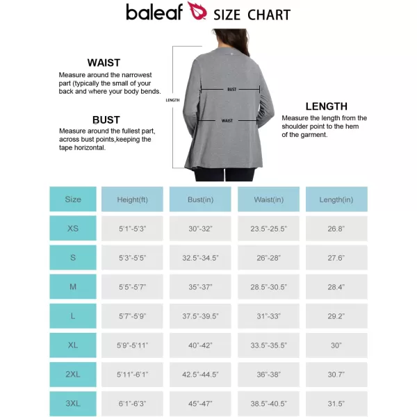 BALEAF Lightweight Summer Cardigan for Women Long Sleeve Thin Open Front Casual Yoga Flowy Cardigan with PocketsCharcoal