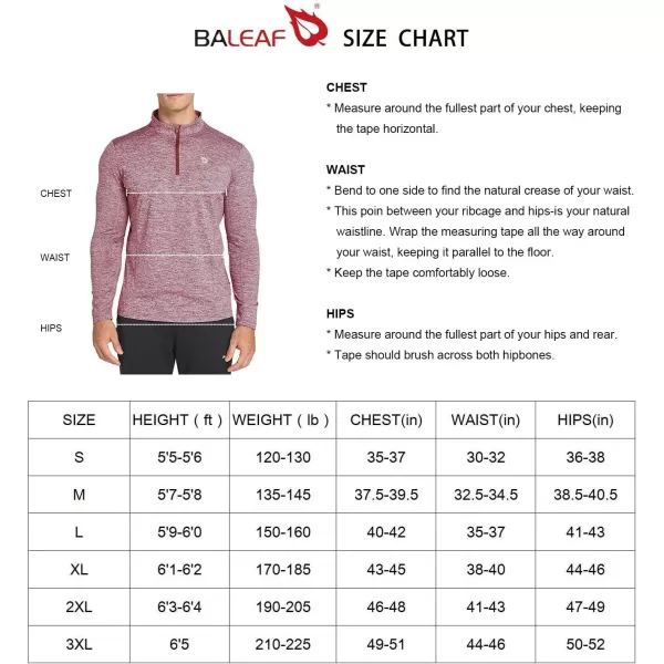 BALEAF Mens 14 Zip Pullover Running Shirts Long Sleeved Tops Back PocketedFleece Lined  Black