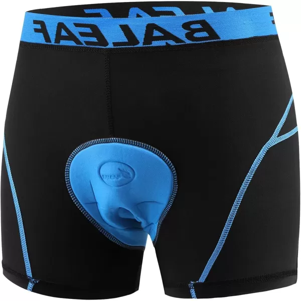 BALEAF Mens 2 Pack 3D Padded Cycling Underwear Bike Shorts with Padding Mountain Biking Bicycle Clothes MTB Liner05blue2 Pack