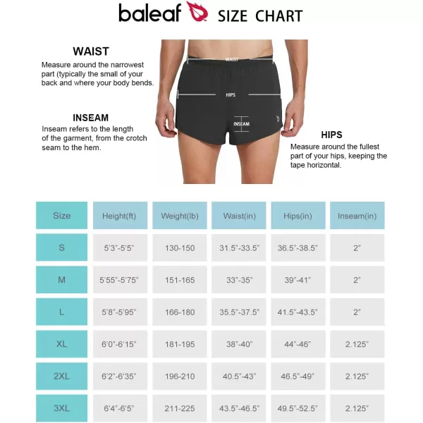 BALEAF Mens 2 Running Split Shorts Quick Dry Lightweight Marathon Key Pocket BriefBALEAF Mens 2 Running Split Shorts Quick Dry Lightweight Marathon Key Pocket Brief