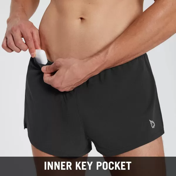 BALEAF Mens 2 Running Split Shorts Quick Dry Lightweight Marathon Key Pocket BriefBALEAF Mens 2 Running Split Shorts Quick Dry Lightweight Marathon Key Pocket Brief