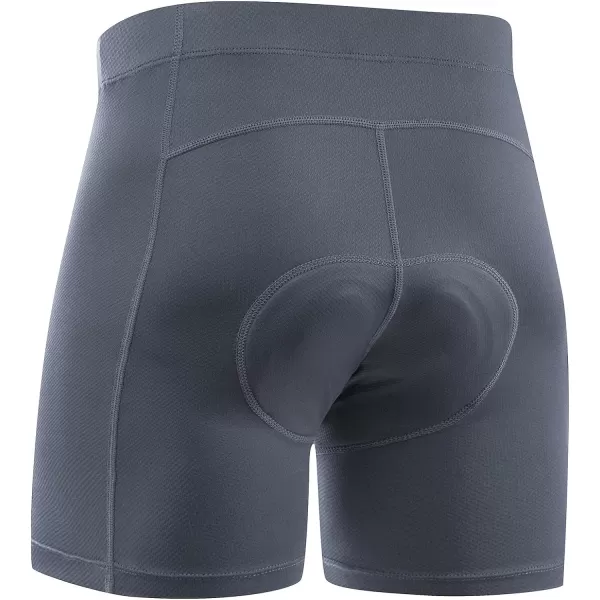 BALEAF Mens 3D Padded Bike Shorts Cycling Underwear MTB LinerFolkstone Gray