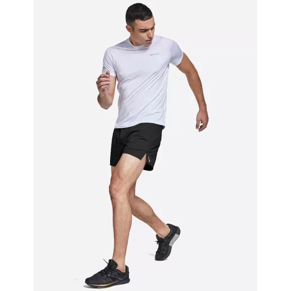 BALEAF Mens 4 Athletic Running Shorts Mesh QuickDry with Liner amp Zipper PocketBALEAF Mens 4 Athletic Running Shorts Mesh QuickDry with Liner amp Zipper Pocket