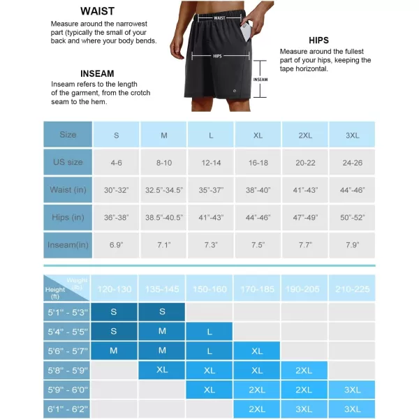 BALEAF Mens 7 Athletic Running Shorts Quick Active Dry Zip Pockets Workout Gym Outdoor Shorts UnlinedBALEAF Mens 7 Athletic Running Shorts Quick Active Dry Zip Pockets Workout Gym Outdoor Shorts Unlined