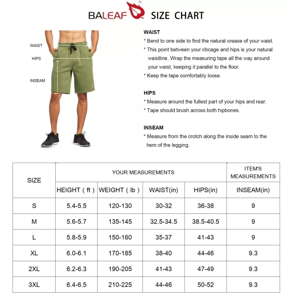 BALEAF Mens 9 Gym Shorts Cotton Casual Sweat Shorts Home Jogger Fitness WorkoutBALEAF Mens 9 Gym Shorts Cotton Casual Sweat Shorts Home Jogger Fitness Workout