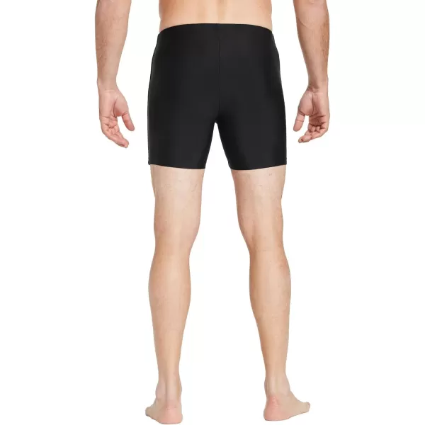 BALEAF Mens Athletic Swim Jammers Quick Dry Compression Square Leg Swim Brief SwimsuitBlack