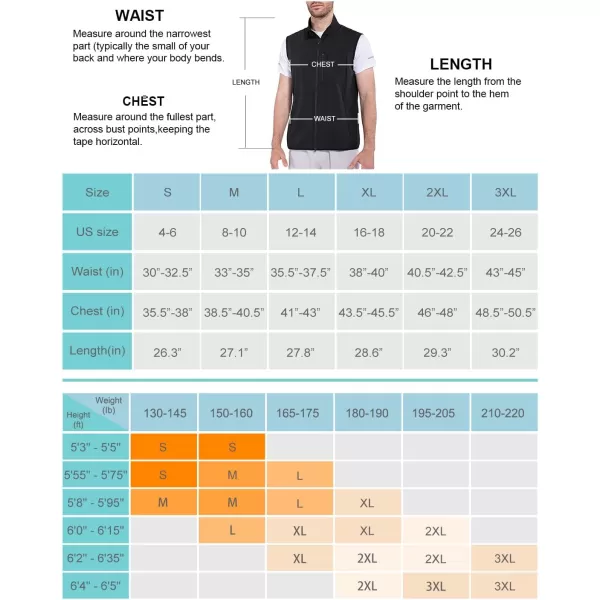 BALEAF Mens Golf Vest Lightweight Sleeveless Running Stretch Breathable Running 5 Zip Pockets Windproof Hiking OutwearBlack