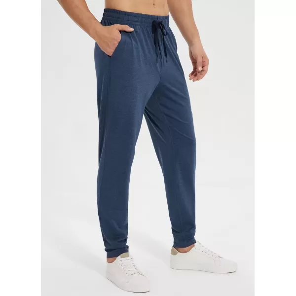 BALEAF Mens Jogger Pants Running Workout Soft with Pockets for Gym Training CasualBlue