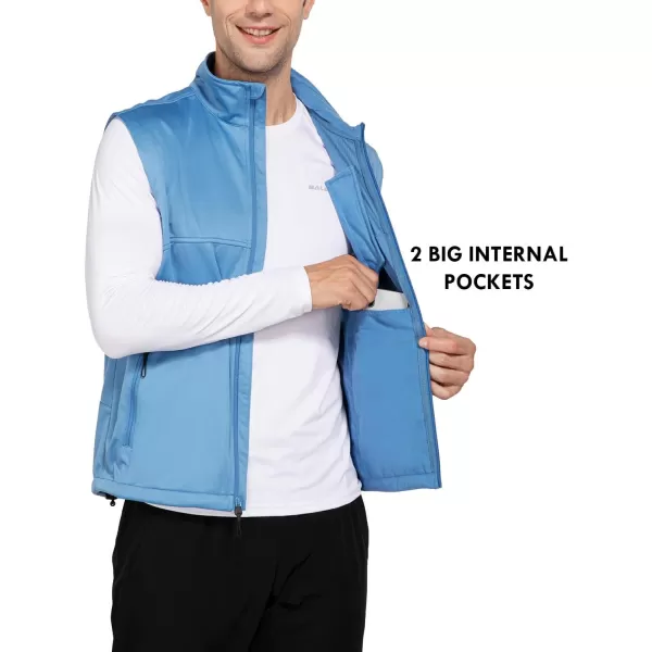 BALEAF Mens Lightweight Golf Vest Sleeveless Softshell Jacket Windproof Outerwear Vest for Travel Running HikingBALEAF Mens Lightweight Golf Vest Sleeveless Softshell Jacket Windproof Outerwear Vest for Travel Running Hiking