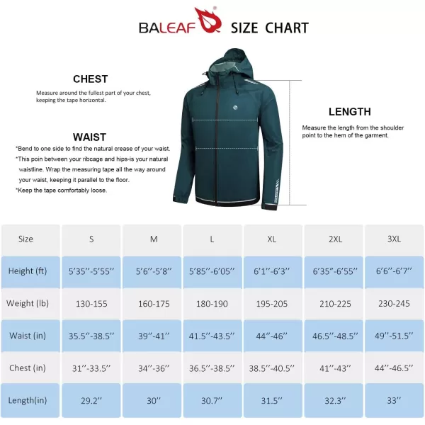 BALEAF Mens Lightweight Windbreaker Hooded Running Track Sport Jackets Waterproof WindproofBALEAF Mens Lightweight Windbreaker Hooded Running Track Sport Jackets Waterproof Windproof