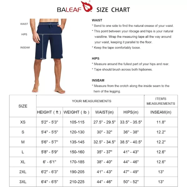 BALEAF Mens Long Shorts Cotton Below Knee Yoga Workout Pajama Lounge Athletic Sweat Jersey Shorts with PocketsBlack