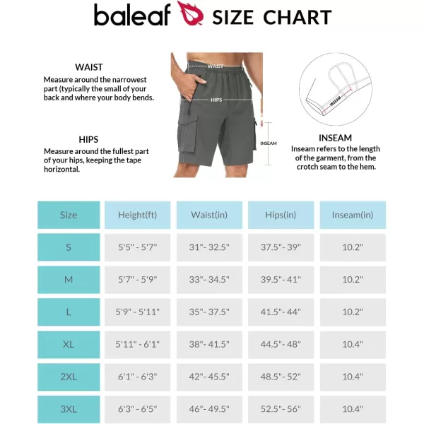 BALEAF Mens Mountain Bike Shorts 3D Padded Loosefit MTB Cycling Bicycle Lightweight Zipper PocketsGrey