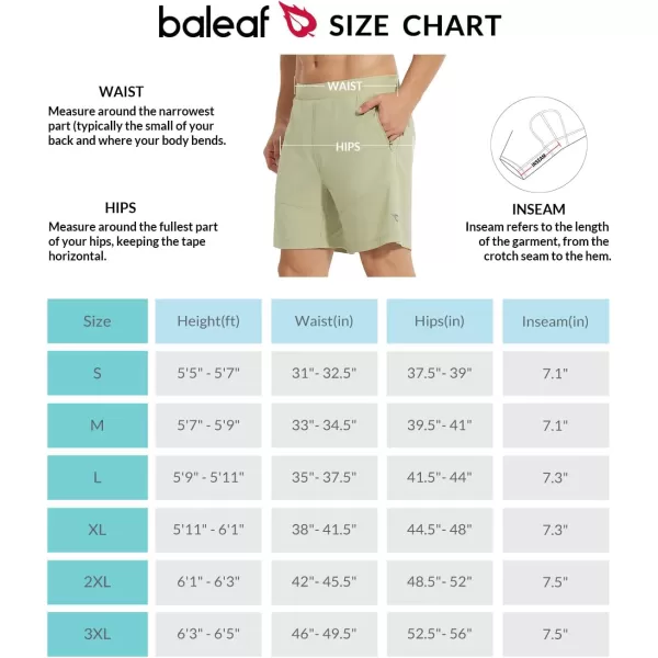 BALEAF Mens Mountain Bike Shorts Padded Loosefit MTB Cycling Bicycle Lightweight Zipper Pockets UPF50Green