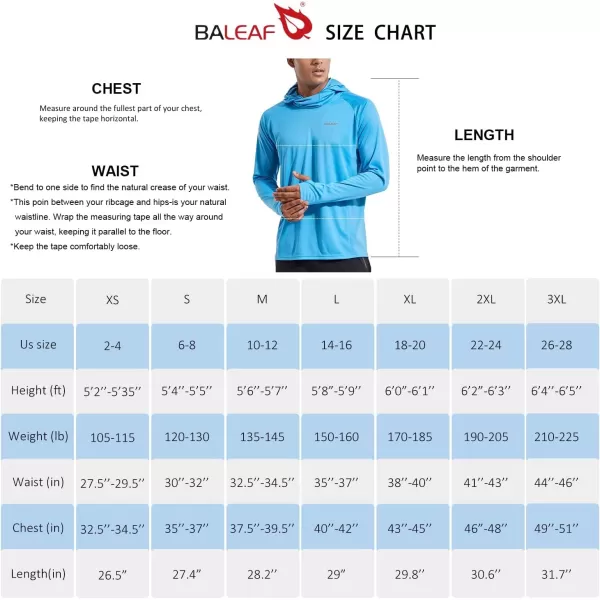 BALEAF Mens Sun Protection Hoodie Shirt UPF 50 Long Sleeve UV SPF TShirts with Mask Rash Guard Fishing Lightweight04bluish Violet