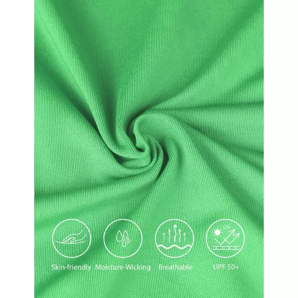 BALEAF Mens Sun Protection Hoodie Shirt UPF 50 Long Sleeve UV SPF TShirts with Mask Rash Guard Fishing Lightweight06light Green