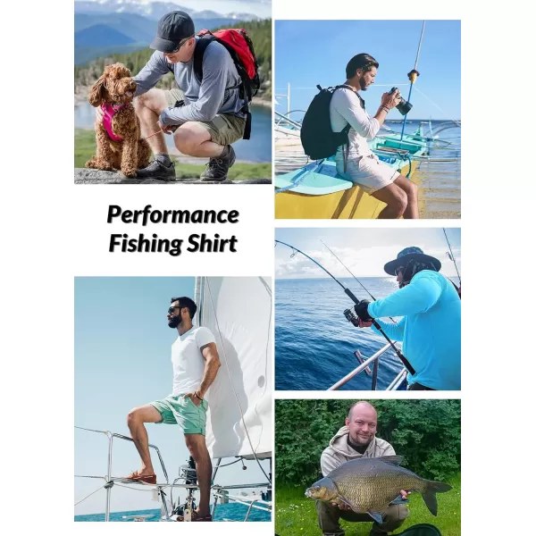 BALEAF Mens Sun Protection Shirts UV SPF Fishing Shirt UPF 50 Long Sleeve Rash Guard Swimming Quick DryBALEAF Mens Sun Protection Shirts UV SPF Fishing Shirt UPF 50 Long Sleeve Rash Guard Swimming Quick Dry