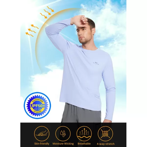 BALEAF Mens Sun Protection Shirts UV SPF Fishing Shirt UPF 50 Long Sleeve Rash Guard Swimming Quick DryBALEAF Mens Sun Protection Shirts UV SPF Fishing Shirt UPF 50 Long Sleeve Rash Guard Swimming Quick Dry