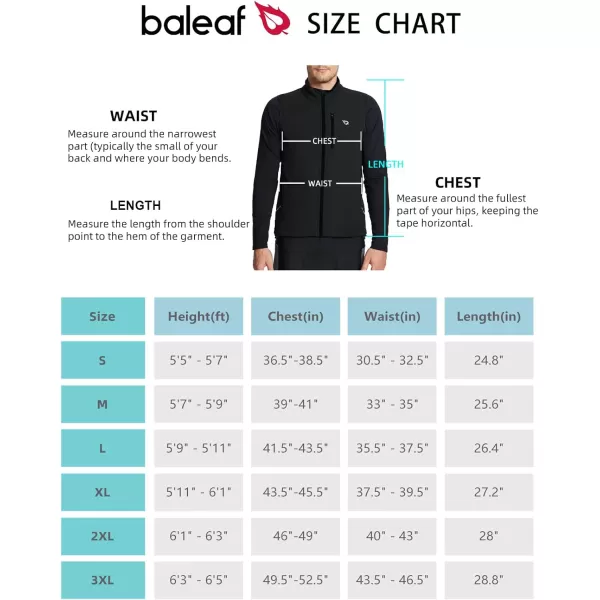 BALEAF Mens Winter Cycling Vest Reflective Running Warm Thermal Gilet Windproof Fleece Lined Jacket Outdoor Bicycle Gear02black