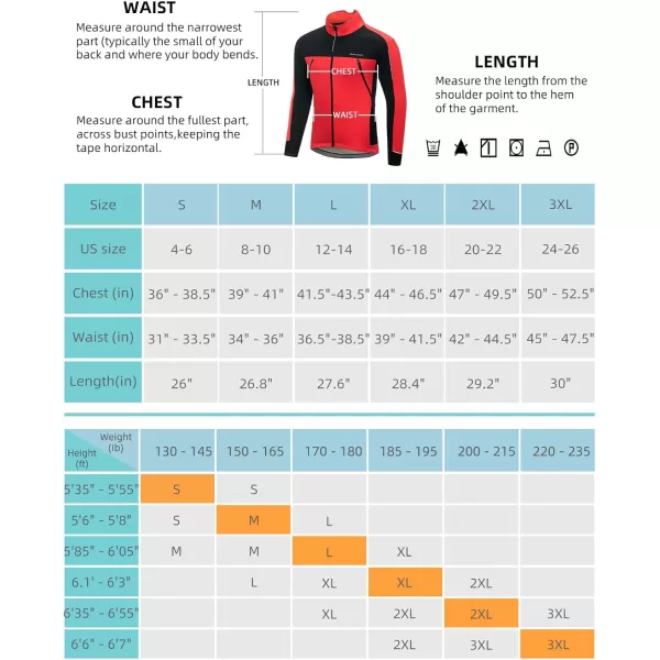 BALEAF Mens Winter Jacket Windproof Softshell Theraml Warm Pockets Cycling Running Mounatin Biking Cold Weather Gear01red