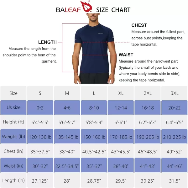 BALEAF Mens Workout Running Shirts Short Sleeve Athletic TShirt Quick DryA03grey Heather