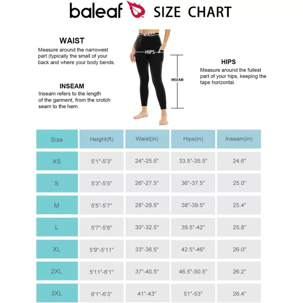 BALEAF Nuleaf High Waisted Workout Leggings for Women 25  Buttery Soft Tummy Control Gym Fitness Yoga 78 Pant with PocketsBlack