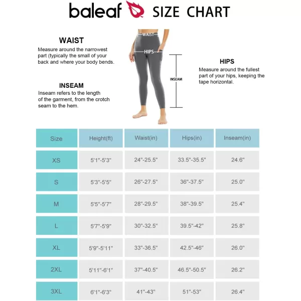 BALEAF Nuleaf High Waisted Workout Leggings for Women 25  Buttery Soft Tummy Control Gym Fitness Yoga 78 Pant with PocketsDark Grey