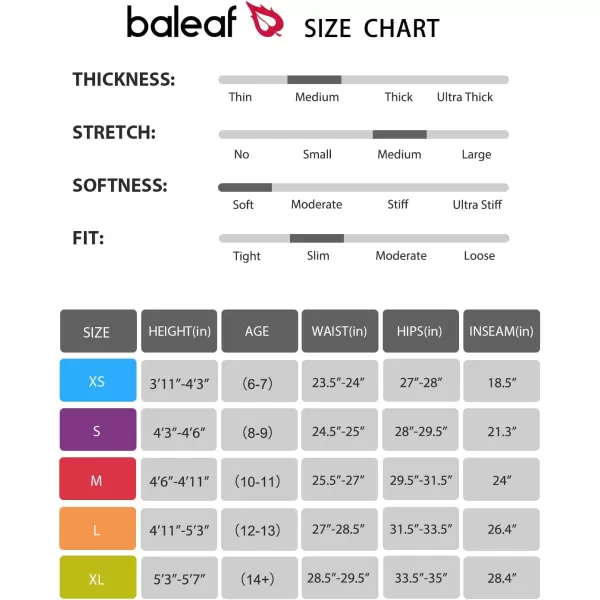 BALEAF Riding Pants for Girls Equestrian Breeches Full Seat Kids Youth Horseback Schooling Tights PocketsBALEAF Riding Pants for Girls Equestrian Breeches Full Seat Kids Youth Horseback Schooling Tights Pockets