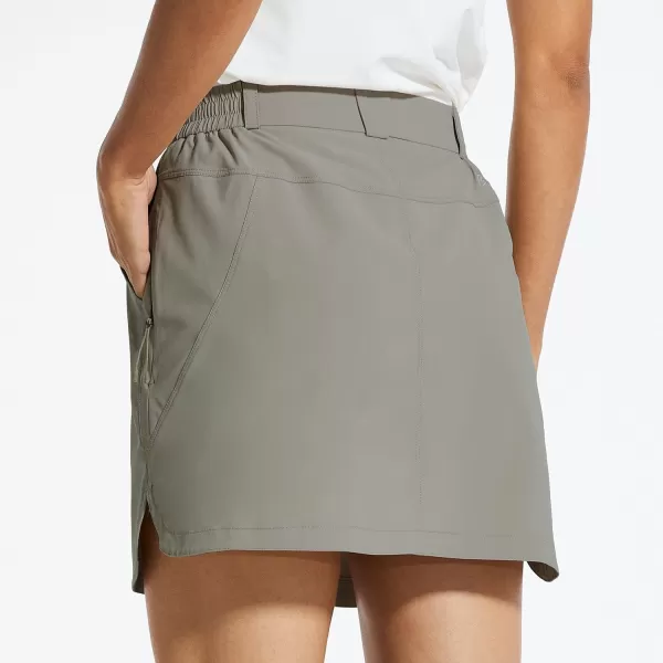 BALEAF Women Golf Skorts 4 Pockets 15 UPF 50 Athletic Skirt Quick Dry Lightweight for TennisHikingEveryday Casual02gray