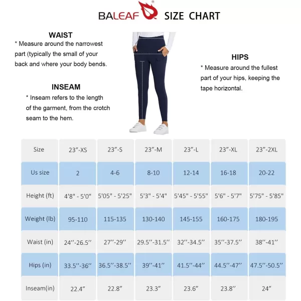 BALEAF Womens 232527 High Waist Leggings Thin Warm Thermal Legging Tummy Control with Zipper Pocket Trail TightsBALEAF Womens 232527 High Waist Leggings Thin Warm Thermal Legging Tummy Control with Zipper Pocket Trail Tights