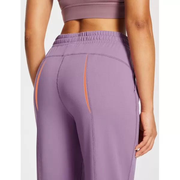 BALEAF Womens 2830 Straight Leg Sweatpants Wide Leg Athletic Lounge Pants Pockets Stretch Soft Workout28purple