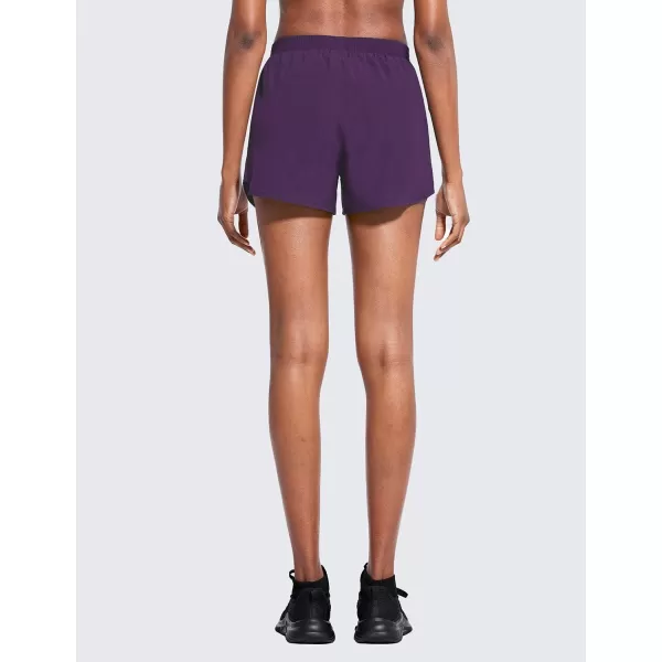 BALEAF Womens 3 Running Athletic Shorts Quick Dry Gym Workout Shorts with PocketsPurple