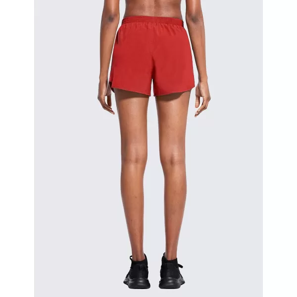 BALEAF Womens 3 Running Athletic Shorts Quick Dry Gym Workout Shorts with PocketsRed