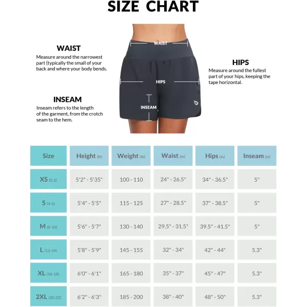 BALEAF Womens 5 Workout Shorts Gym Running Shorts Athletic with Liner High Waistband Quick Dry Sports Zipper PocketsGrey