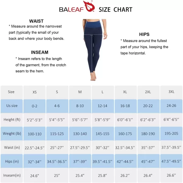 BALEAF Womens 78 High Waist Buttery Soft Yoga Leggings with Deep Pockets Brushed Stretch Squat Proof Workout PantsCblack