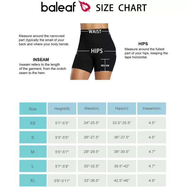 BALEAF Womens 8 7 5 Biker Shorts High Waist Workout Yoga Running Volleyball Spandex Shorts with Pockets5 inches Black  Seamless Design