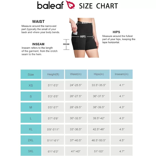 BALEAF Womens 8 7 5 Biker Shorts High Waist Workout Yoga Running Volleyball Spandex Shorts with Pockets5 inches Blackupgraded Fabric