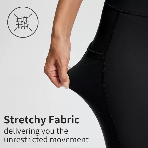 BALEAF Womens 8 7 5 Biker Shorts High Waist Workout Yoga Running Volleyball Spandex Shorts with Pockets8 inches Blackupgraded Fabric